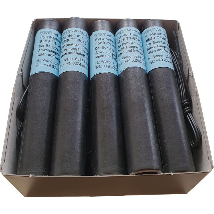 Bühnenfontäne silber 10 Stück sechs Sekunden Indoorfeuerwerk Fontänen Theater Feuerwerk