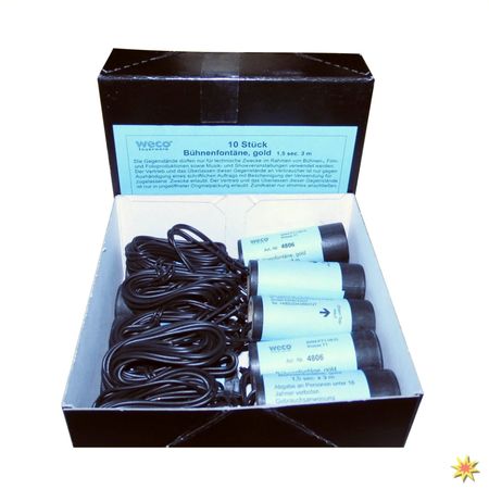 Bühnenfontäne gold, 1,5 Sekunden