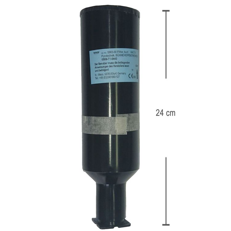 Silberflitter, elektr. Bühneneffekt, 3 Stück, Flitterbombe