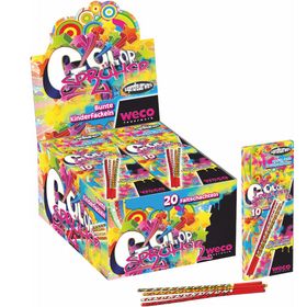 200 Stück Color Sprüher Großpackung Zauberlichter Silvester Feuerwerk