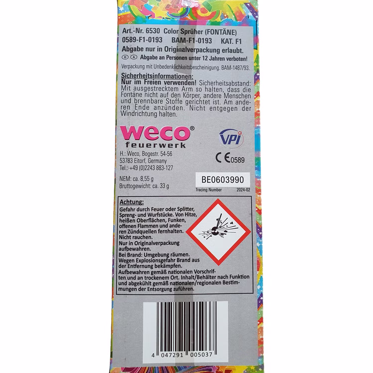 200 Stück Color Sprüher Großpackung Zauberlichter Silvester Feuerwerk 200 Stück Color Sprüher Großpackung Zauberlichter Silvester Feuerwerk