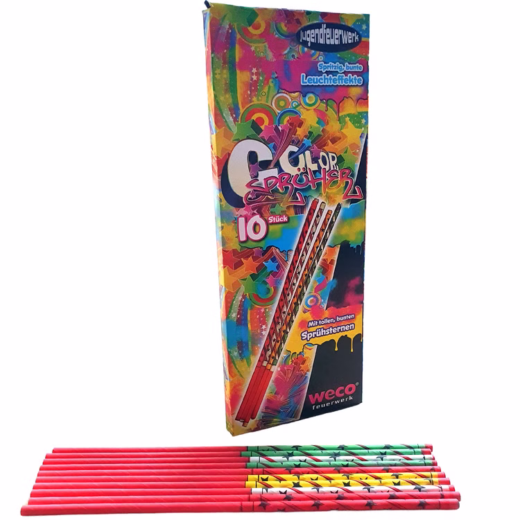 200 Stück Color Sprüher Großpackung Zauberlichter Silvester Feuerwerk 200 Stück Color Sprüher Großpackung Zauberlichter Silvester Feuerwerk