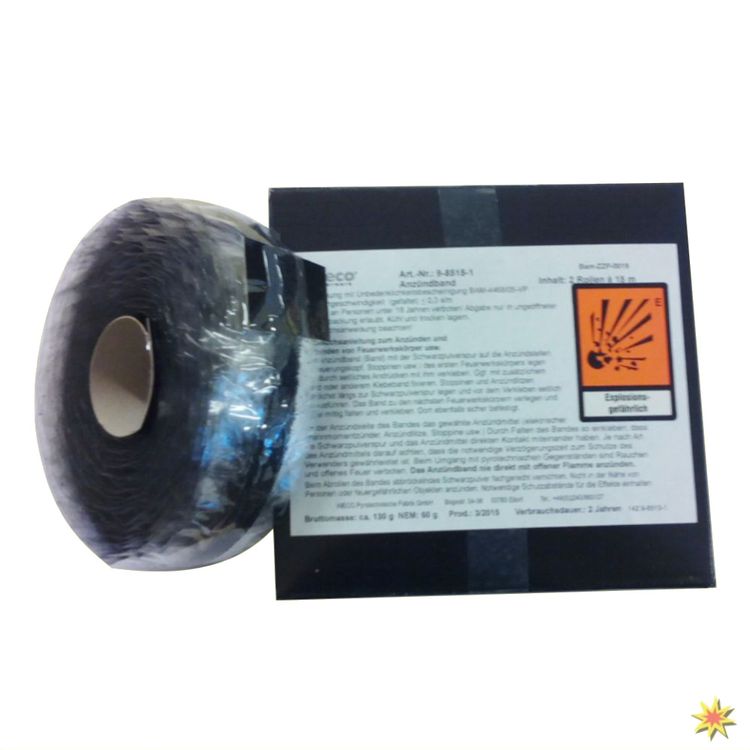 Zündband, Anzündband, Tapematch Zündband, WECO Anzündband, Tapematch