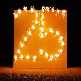 Lichterbild Zahl 25.