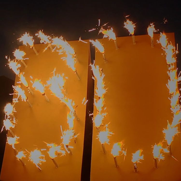 Brennende Zahlen 0 bis 9, Zahlen Lichterbild Lichterbild Brennende Zahlen Feuerwerk Feuerbild Feuerschrift Lichterbilder Geschenkidee Geburtstag Goldene Hochzeit Jubiläum