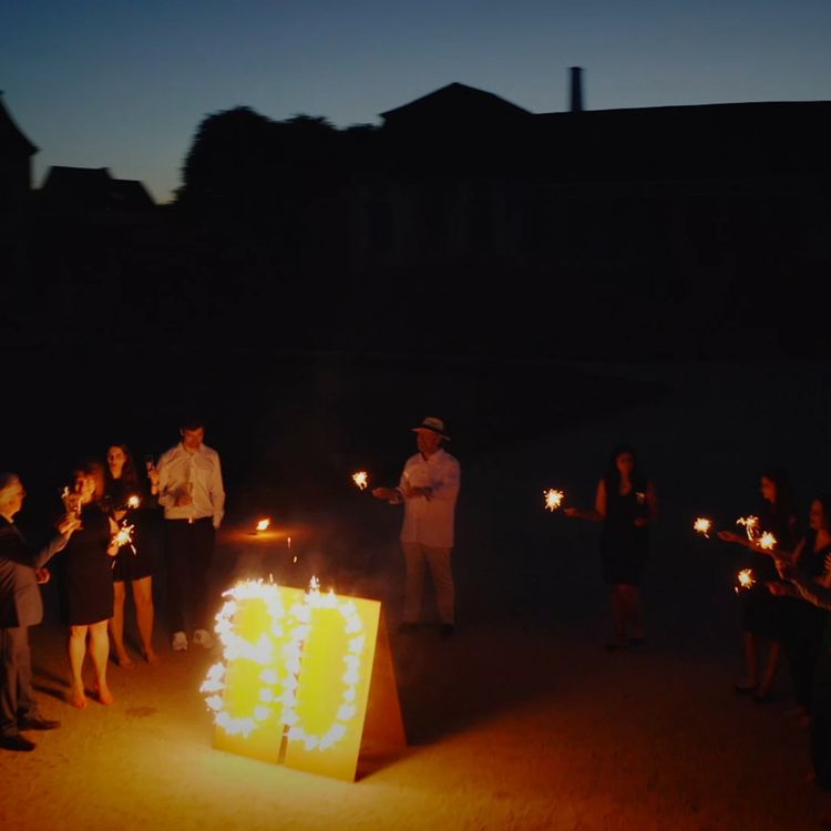 Brennende Zahlen 0 bis 9, Zahlen Lichterbild Lichterbild Brennende Zahlen Feuerwerk Feuerbild Feuerschrift Lichterbilder Geschenkidee Geburtstag Goldene Hochzeit Jubiläum
