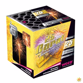 Weco 25 Carat Feuerwerk Onlineshop Geburtstagsfeuerwerk Hochzeitsfeuerwerk 