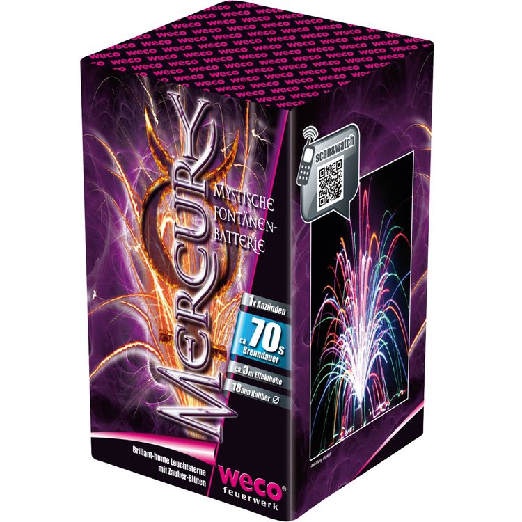 Bodenfeuerwerk Mercury Leuchtfeuerwerk von Weco