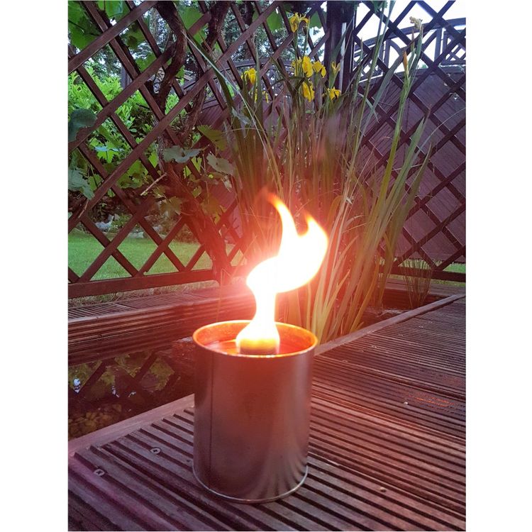 Fackeltopf - Großer Flamme - 5h Brennzeit Fackeltopf 5 h Brennzeit gr. Flamme Partyfeuer Gartenfackel Fackel Topf Deko