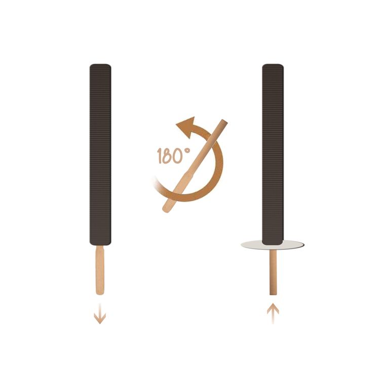 Fackel mit 45 Min. Brenndauer 30cm Wachsfackel inkl. Tropfschutz Kinderfackeln 45 Min. Brenndauer Wachsfackel Fackel Fackeltanz Fackelmarsch Fackelwanderung Kindergeburtstag Garten-Party Deko