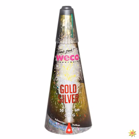 Bodenfeuerwerk Schweizer Gold/ Silber Vulkan Leuchtfeuerwerk kaufen Leises Feuerwerk Bodenfeuerwerk Schweizer Gold/ Silber Vulkan Leuchtfeuerwerk kaufen Leises Feuerwerk