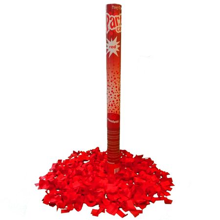 3 Konfettishooter – 60 Cm Lang, 7 M Reichweite, Mit Buntem Glitter-Konfetti, Für Partys & Events