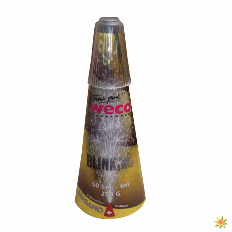 Bodenfeuerwerk Schweizer Blinkvulkan Gold - Leuchtfeuerwerk Feuerwerk kaufen Bodenfeuerwerk Schweizer Blinkvulkan Gold - Leuchtfeuerwerk Feuerwerk kaufen