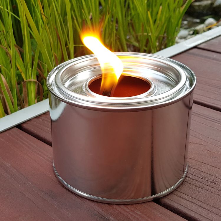 5 Fackeltöpfe Outdoor Kerzen Partyfeuer 10 Stunden Brennzeit Fackeltopf Gartenparty Gartenfeuer