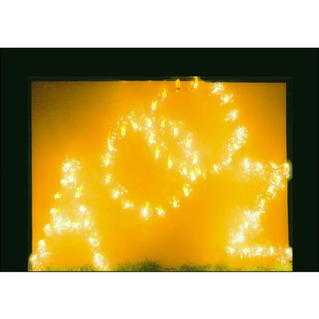 Brennende Ringe mit zwei Buchstaben Ihrer Wahl, Lichterbild