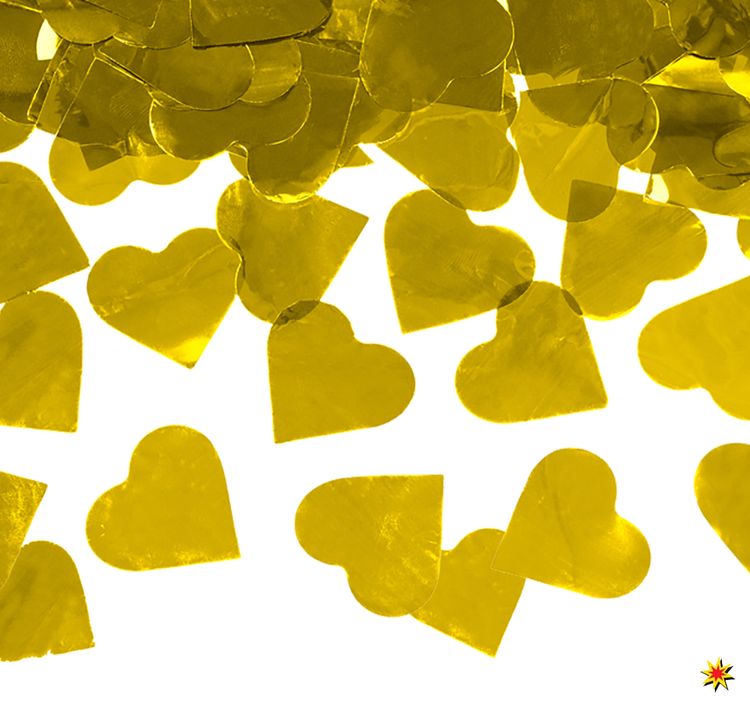 Shooter mit goldenen Herzen, Konfettikanone 60 cm Konfetti Shooter Goldene Herzen Indoorfeuerwerk Tischfeuerwerk ohne Genehmigung Feuerwerk kaufen