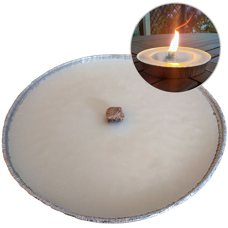 Flammschale mit 7 Stunden Brennzeit  Flammschale mit 8 Stunden Brennzeit Garten Dekoration XXL Kerze Partyfeuer Deko Tischdeko Gartenlicht Outdoorkerze