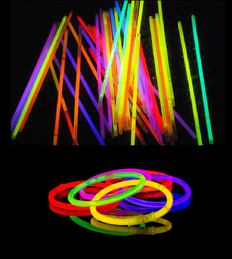Leuchtstäbe Kinder NEON FUN 100 Arm Knicklichter | PINK | Geprüfte