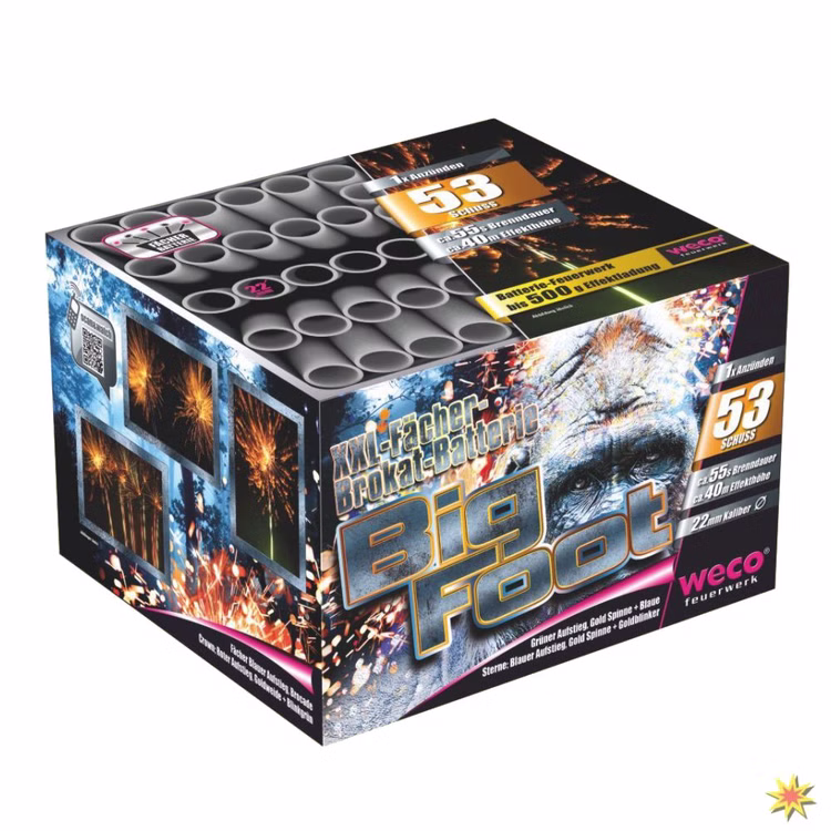 Weco Bigfoot Feuerwerk Onlineshop Geburtstagsfeuerwerk Hochzeitsfeuerwerk Weco Bigfoot Feuerwerk Onlineshop Geburtstagsfeuerwerk Hochzeitsfeuerwerk