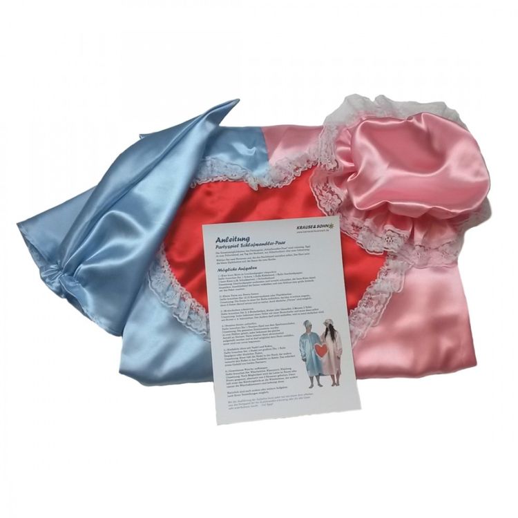 Partyspiel Schlafwandler-Paar inkl. Anleitung Schlafwandler Paar Spiel Party Hochzeit