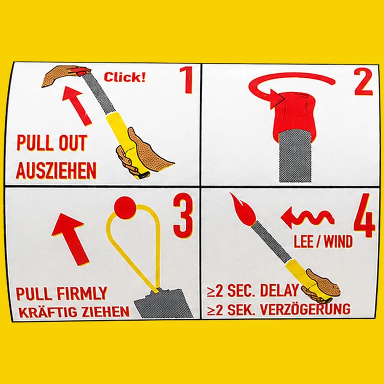 Seenotfackel Bengalisches Feuer Bengalo Weiß Reißzünder Feuerwerk Onlineshop