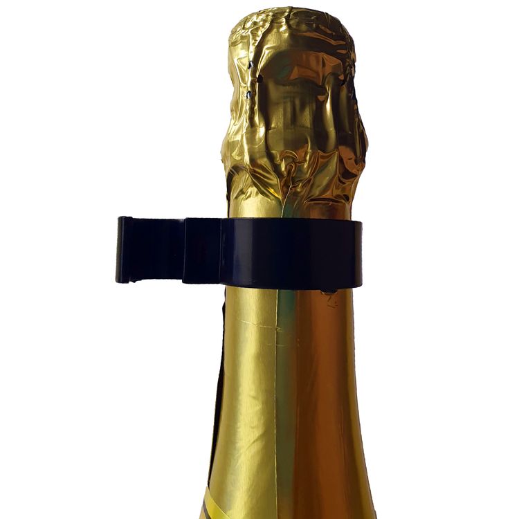 Flaschenclip mit 4 Eisfontänen 30 Sek. Halterung für Sektflasche Zimmerfontäne Universalhalterung für Flaschen Einsatz in Diskotheken Bars Restaurants Geburtstag Party-Zubehör Hochzeit