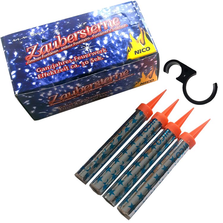 Flaschenclip mit 4 Eisfontänen 30 Sek. Halterung für Sektflasche Zimmerfontäne Universalhalterung für Flaschen Einsatz in Diskotheken Bars Restaurants Geburtstag Party-Zubehör Hochzeit