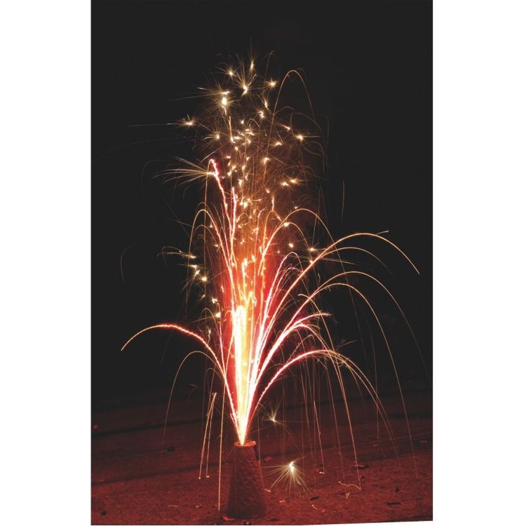 Bodenfeuerwerk Vulkan King Size Weco Leises Feuerwerk ohne Knall Silvester Hochzeit