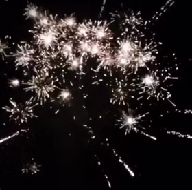 Feuerwerk Effekt Beispiel silber 1 Rowdy Weco Feuerwerk
