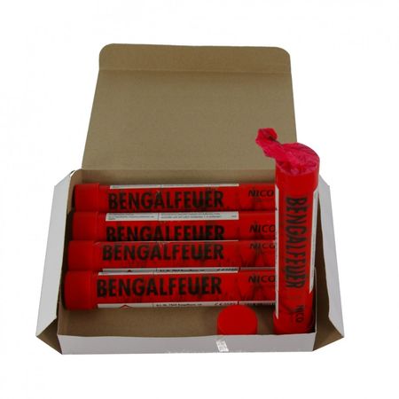 Bengalisches Feuer Rot - 5 Stück